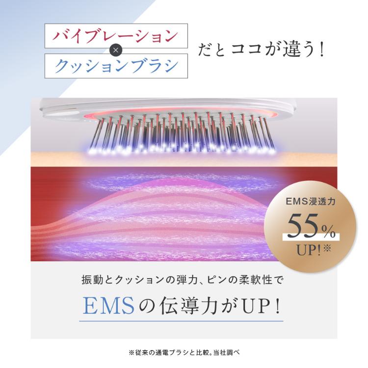 WAVEWAVE EMS Brush Air mini ヘアブラシ ミニ 持ち運び 携帯
