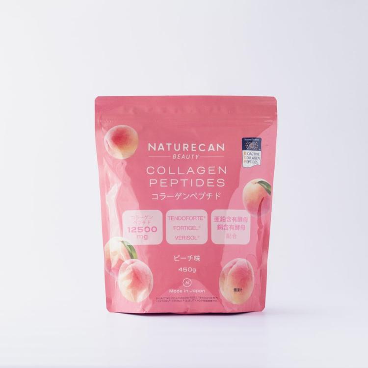 Naturecan コラーゲンペプチド ピーチ味 450g 30日分 国内製造