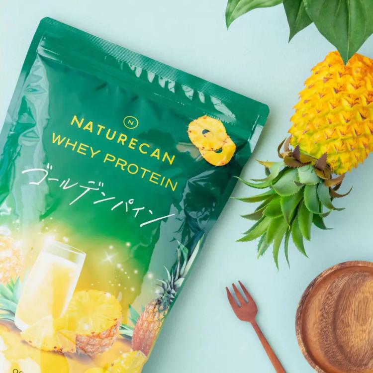 NATURECAN ネイチャーカン ホエイプロテイン WPC ゴールデンパイン味
