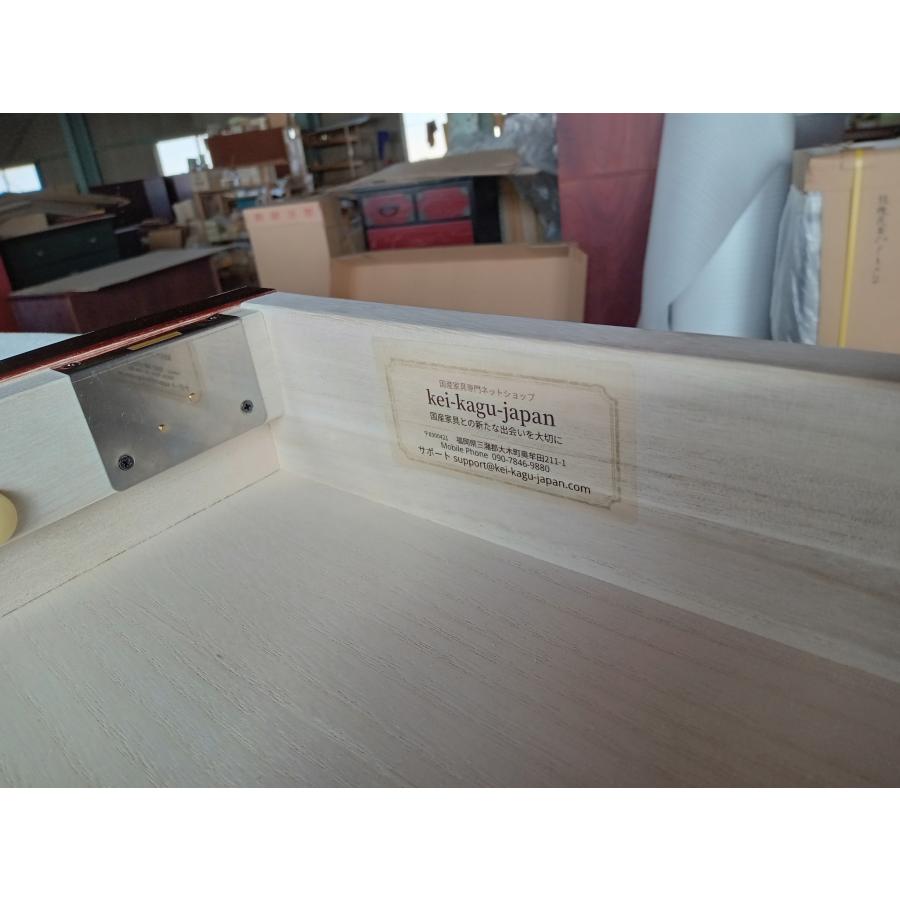 筑後民芸 No9-文机(両引出) 「購入前に納期をお問い合わせ下さい