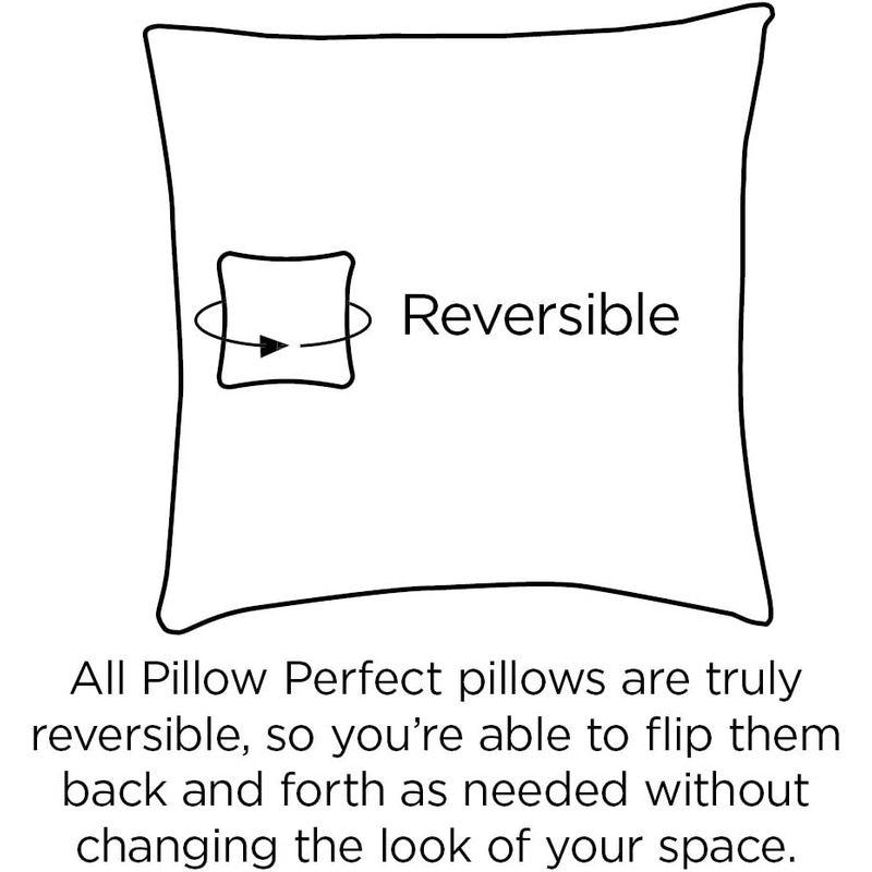 Pillow Perfect Outdoor 屋内 ASTD 中国枕 正方形コーナーチェアクッション 18 X 18 X ブラック