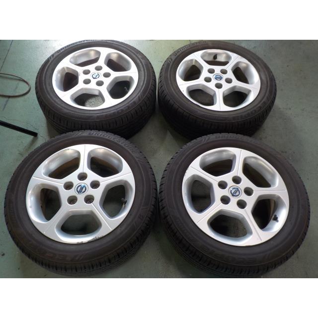 リーフ 日産 リーフ純正 タイヤ付き16インチアルミ 4本セット 傷 リーフ 日産 リーフ純正 タイヤ付き16インチアルミ 4本セット 傷