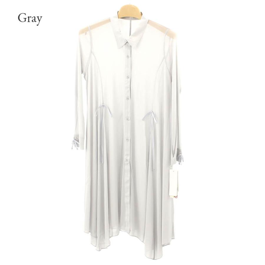 スーパービューティー　40サイズ　リボン飾りロングブラウス　一度着用してます アウトレットセール／50％OFF】スーパービューティー Super