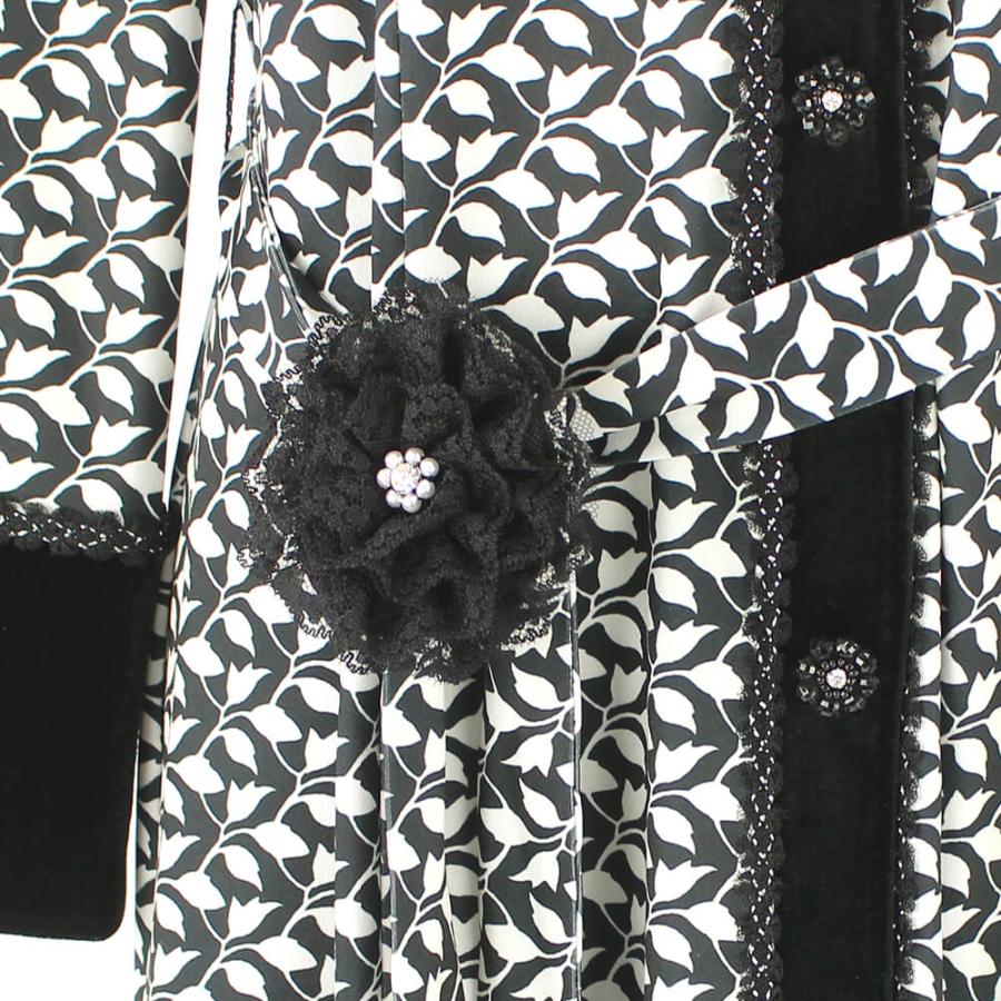 スーパービューティー♡裾ベロアボウタイデザイン 花柄ロングブラウスワンピ 楽天市場】スーパービューティー ワンピース ロングブラウス 裾