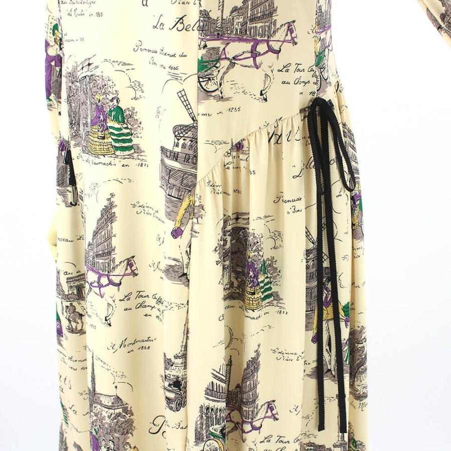 【美品】Super Beauty ビジュー付ストレッチデザインワンピース 総柄 Super Beauty P10倍 スーパービューティー ワンピース