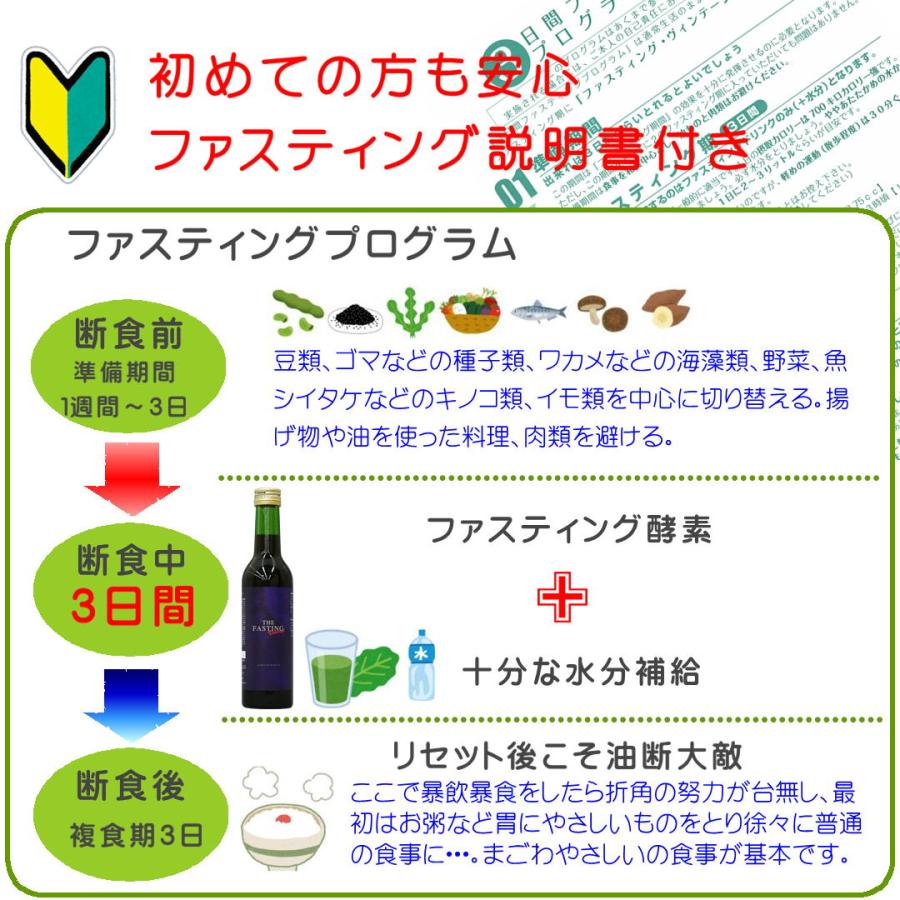 ファスティング ヴィンテージ ニューサイエンス 300ml  酵素 飲料 ミネラルファスティング｜keiesuty｜07