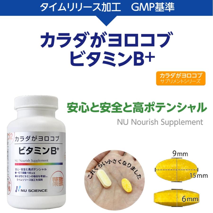 NU SCIENCE カラダがヨロコブビタミンB+ 3個セットニューサイエンス