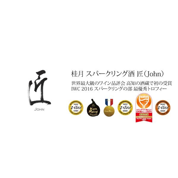 桂月 スパークリング酒　匠(John) (375ml) 日本酒 土佐酒造 高知県 |  | 01