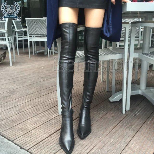 PRADA 超ロングブーツ 膝上サイハイブーツ ニーハイ 太ももまで ブラウン PRADA プラダ ロングブーツ 1W233N 070 レディース