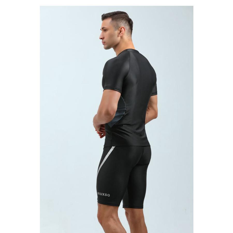 水着 メンズ 上下セット フィットネス水着 セパレート