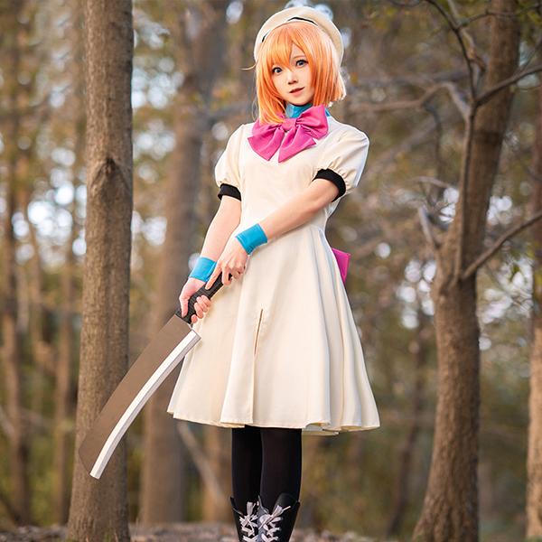 送料無料】ひぐらしのなく頃に 風 竜宮レナ コスプレ衣装ウィッグ