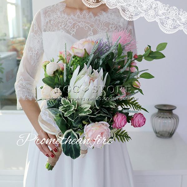 売れ筋アイテムラン ブライダル ウエディングブーケ 結婚式 ブライダルブーケ キット 手作り 披露宴 花嫁 アレンジメント ウェディング用 バラ造花 結婚式 花飾り 花束 ウエディングブーケ 送料無料 新品 造花 贈答品 二次会 プリザーブドフラワー Aliuminium Lt