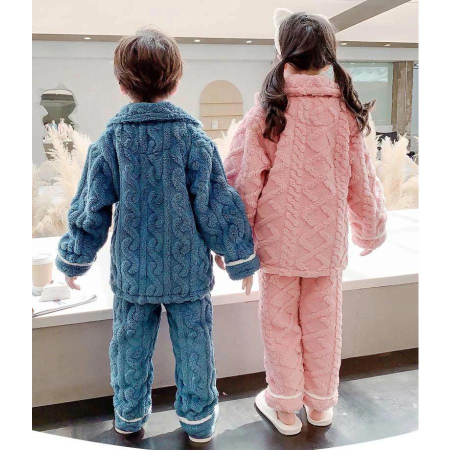 大流行中!大流行中!キッズ パジャマ 長袖 秋冬 セットアップ ルームウェア 2点セット 子供パジャマ 女の子 男の子 前ボタン 厚手 暖かい もこもこ 部屋着 かわいい お パジャマ、バスローブ モコモコ 秋冬 長袖 女児 男児 暖か 厚手 防寒 あったか 寒さ対策 ふわふわ 子ども バスローブ ガウン フード付き 前開き もこもこ ユニコーン キッズ 男の子 女の子 ルームウェア 部屋着 可愛い 子供 お風呂上がり フリース かわいい 100-170cm ナイトウェア パジャマ プレゼント 送料無料