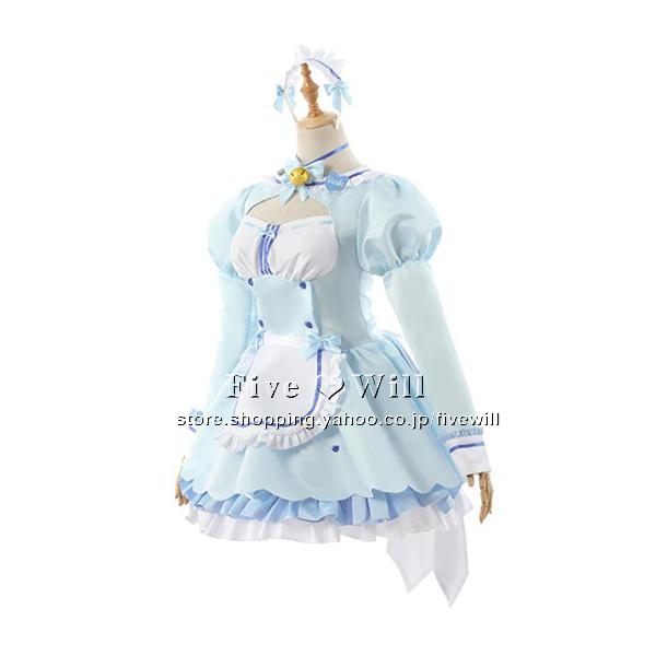 Cosplay 風 キャラクター衣装 アニメ ワンピース 送料無料 ネコぱら コスプレ衣装 メイド服 アニメ イベント コスチューム Cosplay バニラ ハロウィン仮装 ゲーム パーティー変装