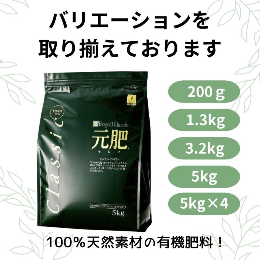 バイオゴールドクラシック 元肥 200g肥料 天然活性肥料 園芸資材 家庭