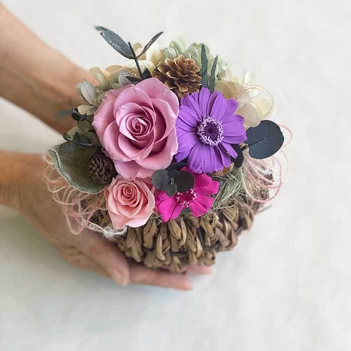 プリザーブドフラワーg 21 A W 大 花 誕生日プレゼント 女性 女友達 母 クリスマスプレゼント 祖母 結婚祝い 退職祝い 送別会 お祝い バラ 薔薇 送料無料 京阪園芸 Paypayモール店 通販 Paypayモール