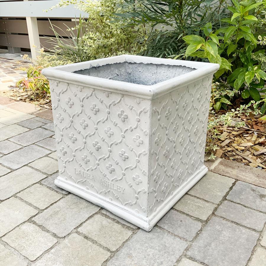 ローラアシュレイ ファイバークレイ プランター キューブライト 27cm