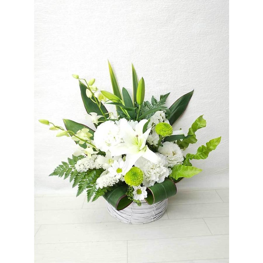 お供え 生花アレンジメントB お悔やみ 花 贈り物 法事 仏花 供花 四十