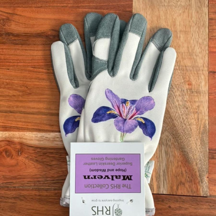 手袋 RHS ガーデニング グローブ フリーサイズ 鹿革 GN 園芸資材 薔薇