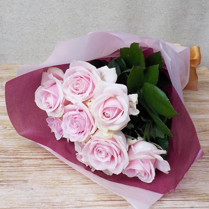 自然で可愛い バラの花束 10本 薔薇 ブーケ プレゼント ギフト 色が選べる プロポーズ 誕生日 結婚祝い 結婚記念日 お祝い ピンク 赤 オレンジ 京阪園芸 Paypayモール店 通販 Paypayモール