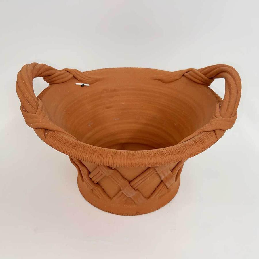 テラコッタ鉢 ウィッチフォード 1420EH shallow Baskets with handles