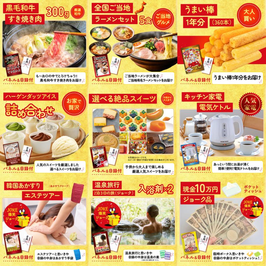 景品 セット 目録 パネル 15点高級掃除機 ルンバ 家電 ハーゲンダッツ ジョーク ラーメン  豪華 ギフト 社内イベント 懇親会 ビンゴ大会 抽選会 パーティー_5