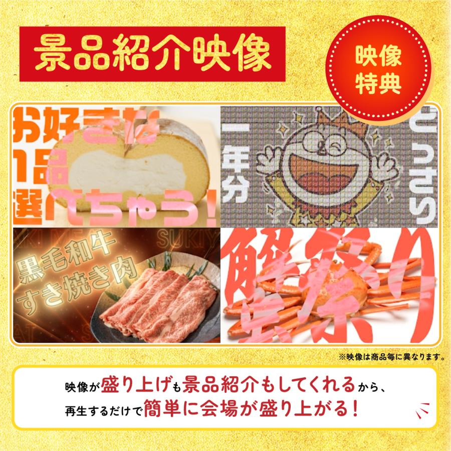 景品 目録 セット パネル 紹介映像付 10点セット 高級掃除機 ダイソン 豪華賞品 豪華 社内イベント 表彰式 懇親会 ビンゴ大会 パーティー コンペ_2