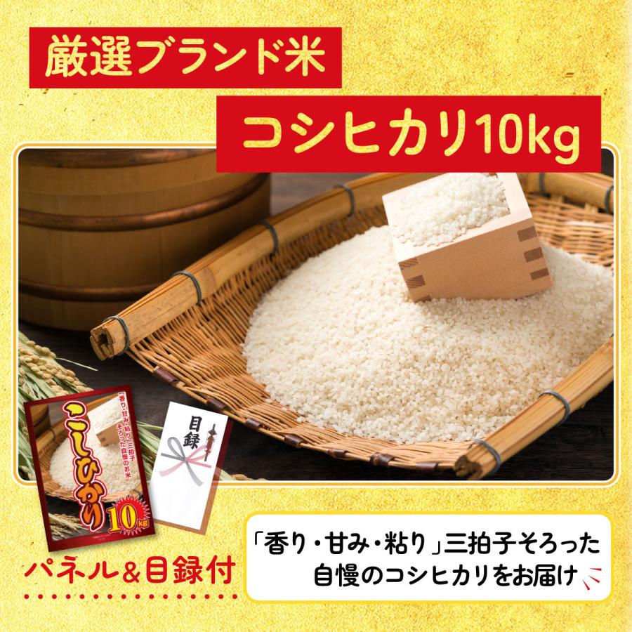景品パラダイス - 割り増し金 商品目録  4点仕かける コシヒカリ 10kg コシヒカリ 2kg 米 札幌 吸いものカレー ダイアログボックス ゴルフ競り合い 華燭の典 二次会 会社組織出来事 抽せん会