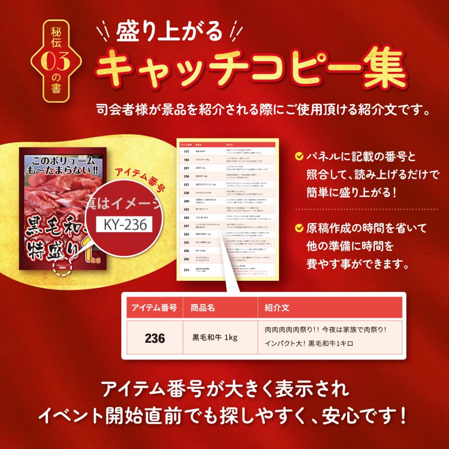 景品 目録 セット パネル 結婚式 二次会 5点 肉 海鮮 松阪牛 1kg 米 コシヒカリ 10kg ビール スタバ ビンゴ大会 抽選会 ゴルフコンペ 販促品_8