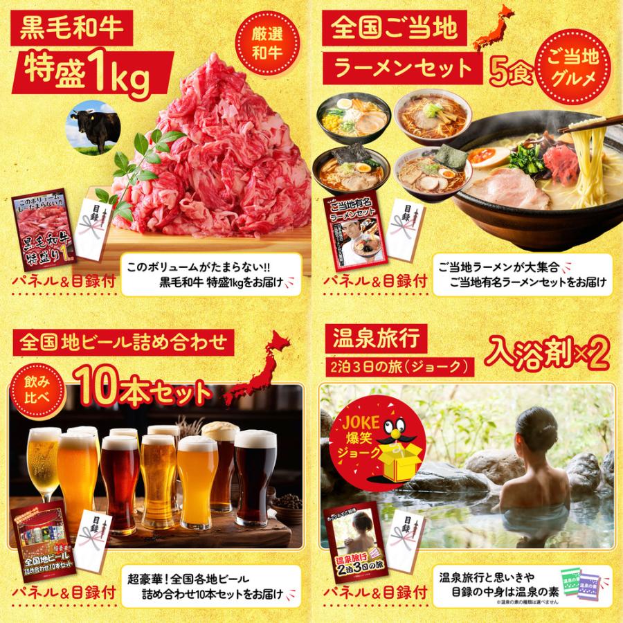 ゴルフコンペ 景品 セット 目録 パネル 5点セット かに 1kg 黒毛和牛 肉 ビール 詰め合わせ ビンゴ大会 抽選会 結婚式 二次会 披露宴 バスツアー 販促品_3