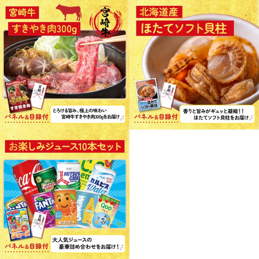 ゴルフコンペ 景品 セット 目録 パネル 8点セット 全国 ビール 詰め合わせサーロインステーキ 牛ヒレ ビンゴ大会 抽選会 結婚式 二次会 バスツアー 販促品_4