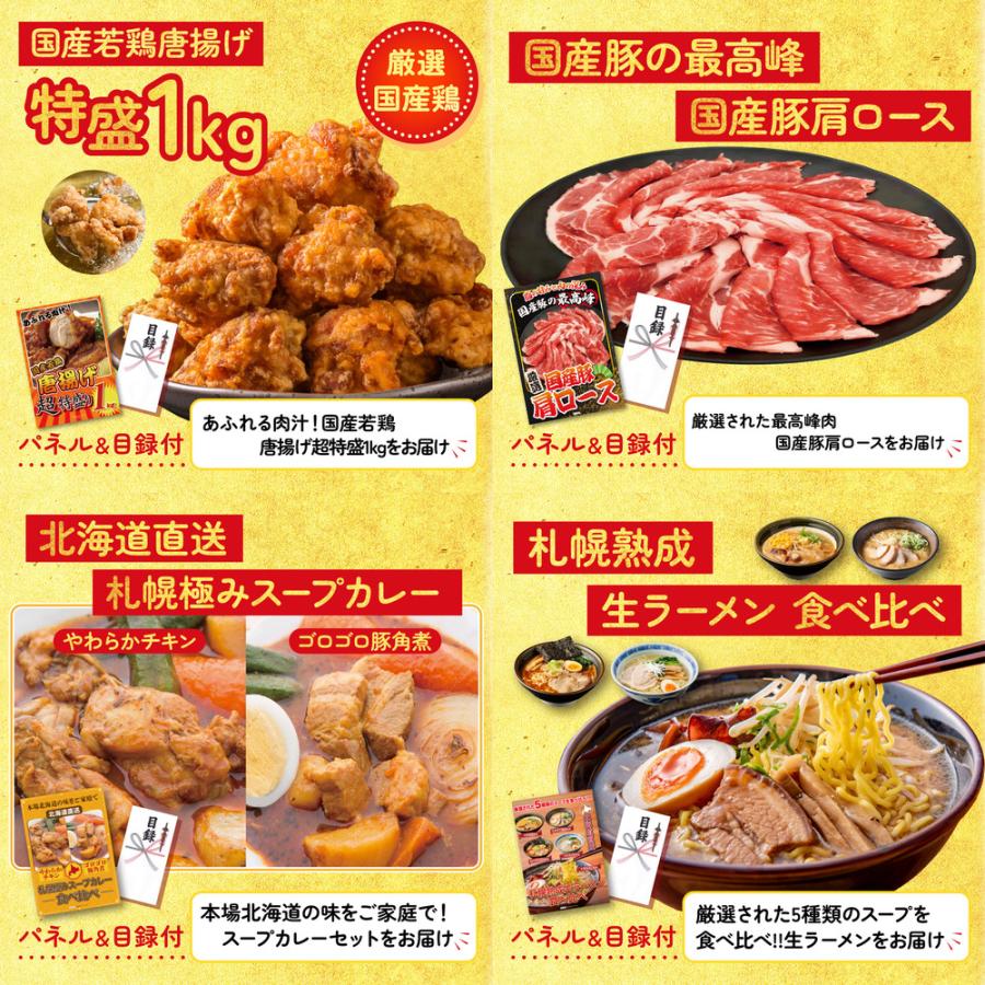 景品 目録 セット パネル 結婚式 二次会 5点セット 肉 選べる 宮崎牛 唐揚げ 1kg 豚肉 ビンゴ大会 抽選会 ゴルフコンペ 披露宴 バスツアー 販促品_3