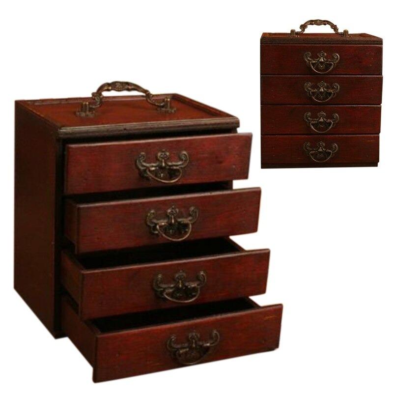 アンティーク系収納ボックス 小物入れ オーガナイザー アクセサリー