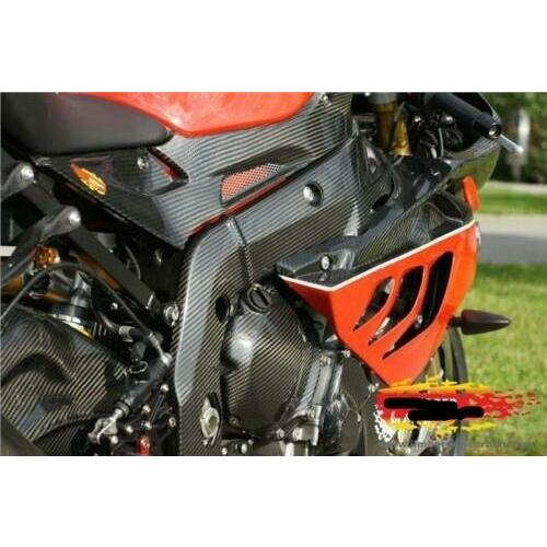 バイク パーツ サイドカバー 取り付け 交換 カスタム カーボン BMW S1000RR 2009-2014 S1000R 2014-2016 おすすめ 人気 部品の画像