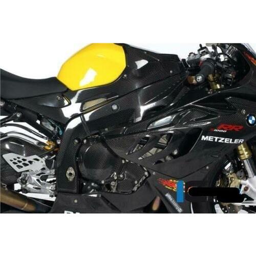 バイク パーツ サイドカバー 取り付け 交換 カスタム カーボン BMW S1000RR 2009-2014 S1000R 2014-2016 おすすめ 人気 部品の画像