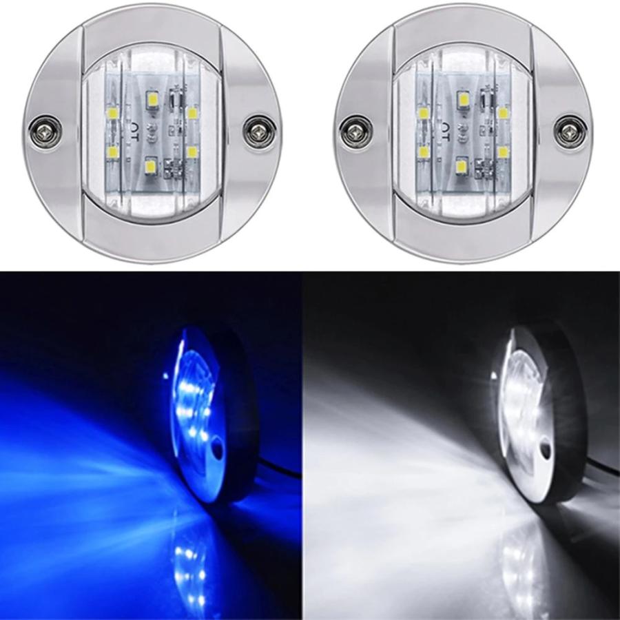 マリン ボート用品 ライト デッキライト 4個 12V 新品 おすすめ LED