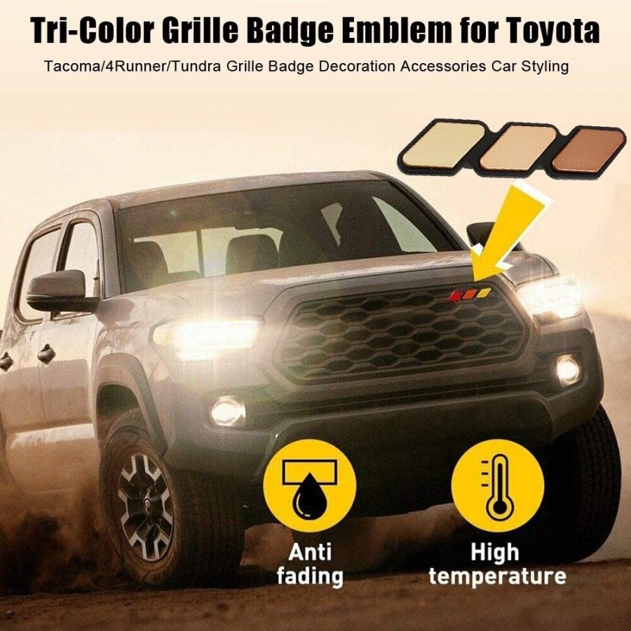 トヨタ（TOYOTA） 茶色 グリルバッジ FJクルーザー RAV4 プラド タコマ