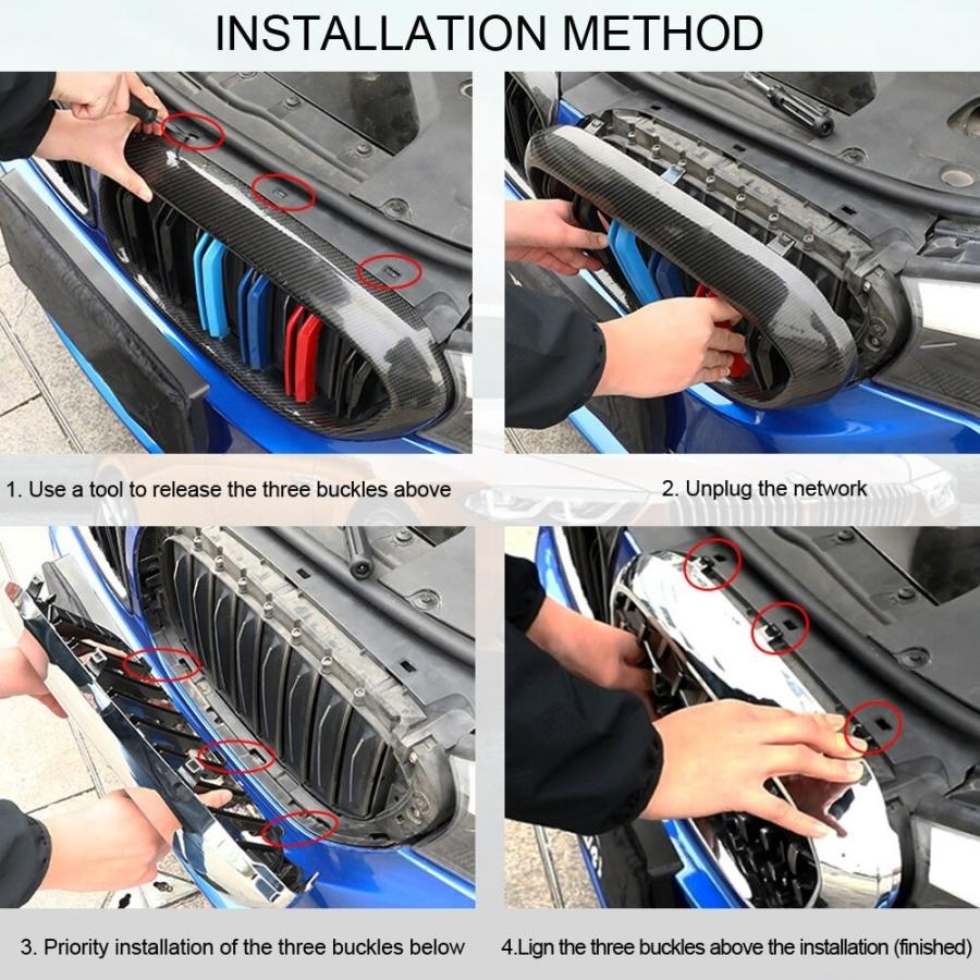 BMW 7 G11 G12 730i 740i 750i 740e 725d 730d 2015-2020 交換 グリル 