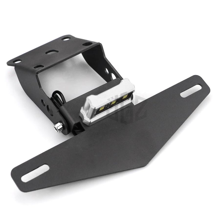 オートバイ パーツ ナンバープレートホルダー LED ライト かっこいい 新品 KTM デューク 125 250 390 200 2013-2019 おすすめ カスタム
