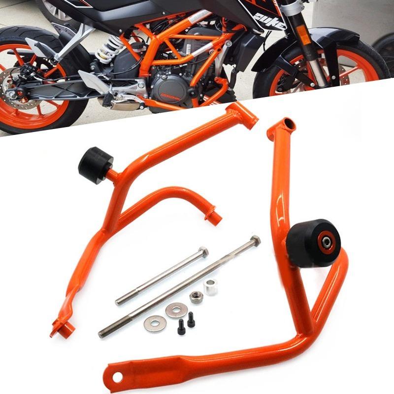 KTM エンジン ガード プロテクター ブラック フレーム DUKE デューク