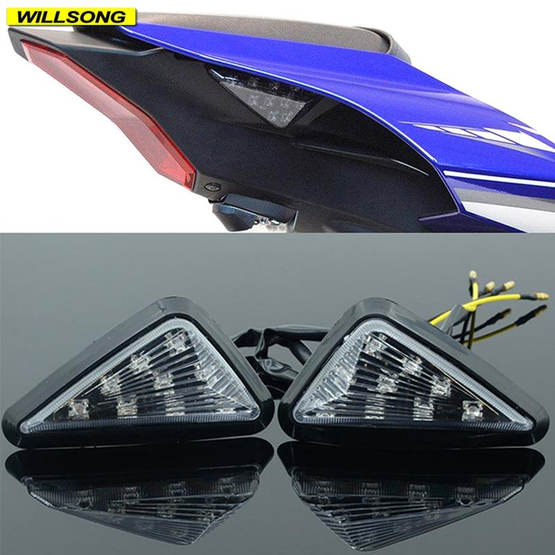 YZF-R1 用LEDリアウインカー　R1M R1S ヤマハ YZF R1/M/S R1M R1S 2015-2020 ウインカー フロント リア LED