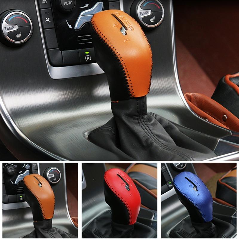 ☆【希少】VOLVO・ボルボ・革巻シフトノブ・七宝アイアンマーク imgrc0093501469.jpg