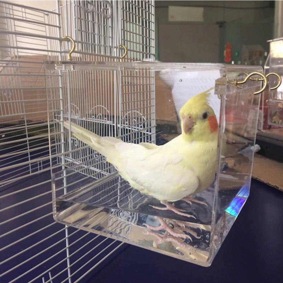 ほとんどの鳥かごペットオウムセキセイインコオカメインコケージ水