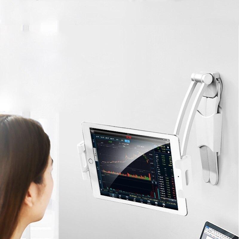 吊り下げも壁付けも☆タブレットスタンド スマホ ipad オンライン授業