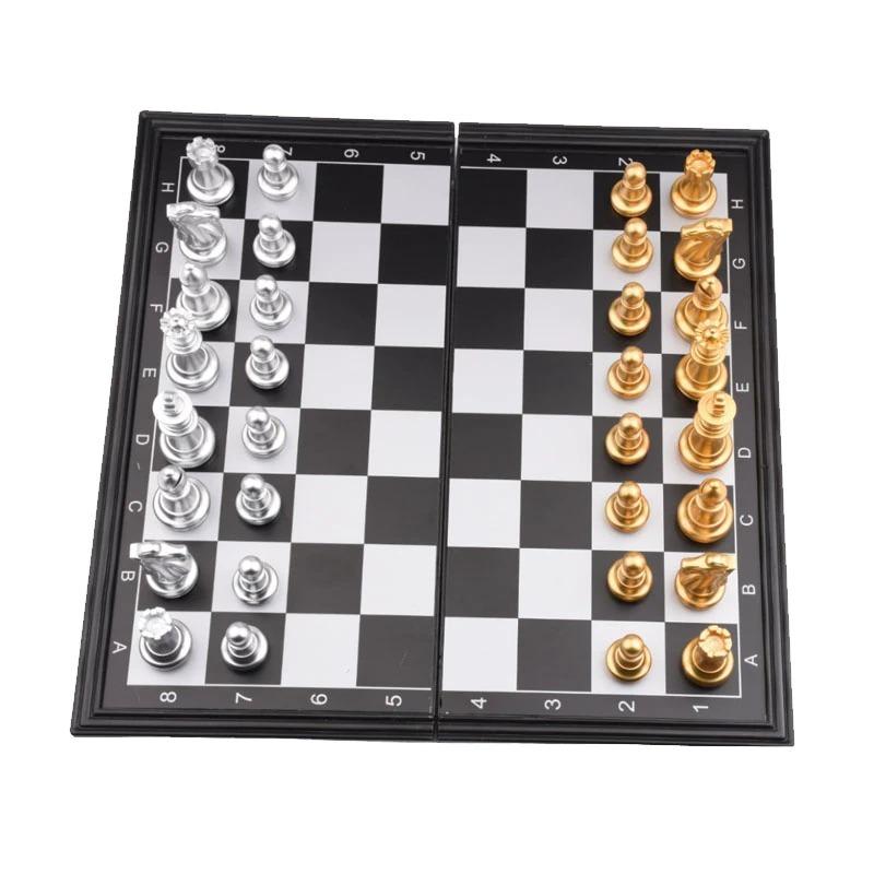BIG チェス木製木製チェッカーボード木製個折りたたみチェスボード