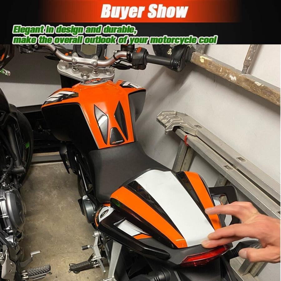 （前期型用）KTM/DUKE 125 200 250 390 用シングルシートカウル（オレンジ）ソロリアシートカバーテール フェアリング｜keiichistore｜04