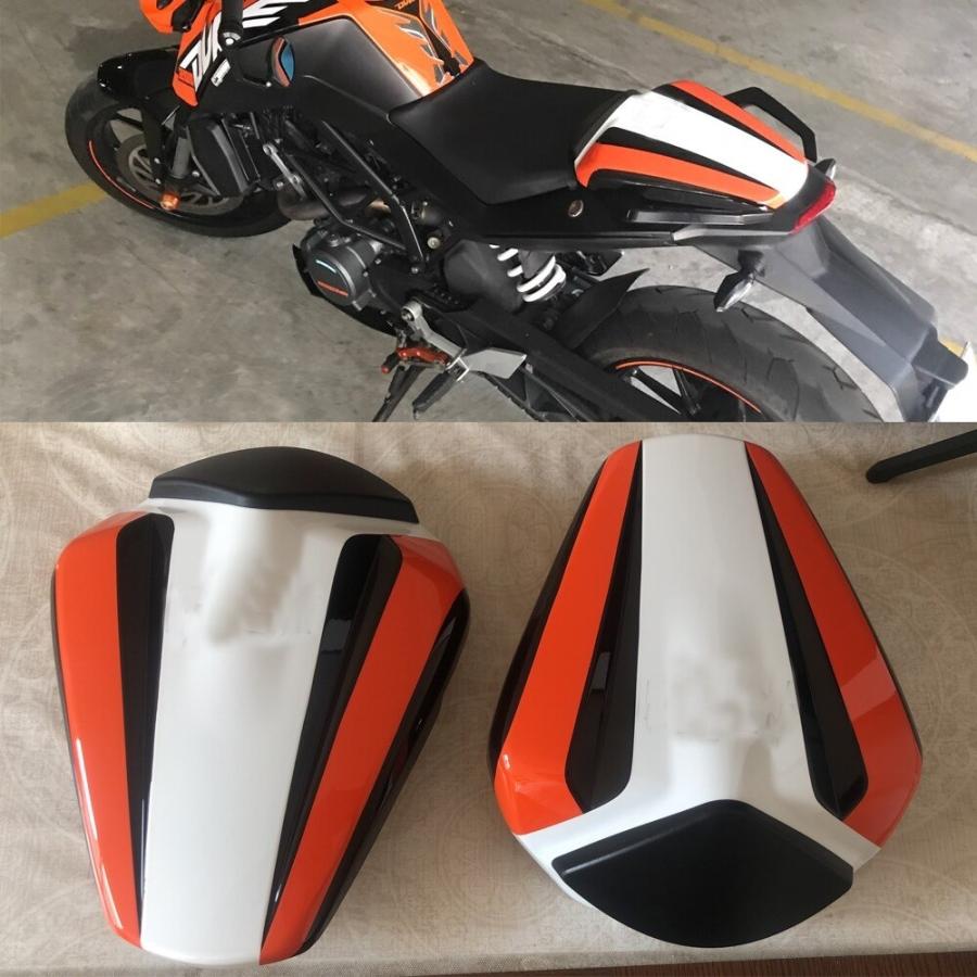 （前期型用）KTM/DUKE 125 200 250 390 用シングルシートカウル（オレンジ）ソロリアシートカバーテール フェアリング｜keiichistore｜06