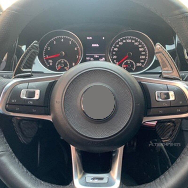 フォルクスワーゲン パドルシフト ステアリングホイール カーボン 内装