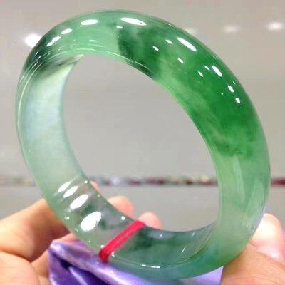 高品質 ビルマ産 天然本翡翠 レディース 翡翠腕輪 ブレスレット 高品質 ビルマ産 天然本翡翠 レディース 翡翠腕輪 ブレスレット