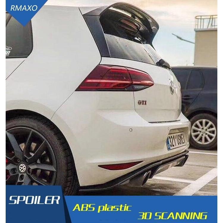 ゴルフ7 MK7スポイラー2014-2018ゴルフGTI R ACS ABS材料 リア